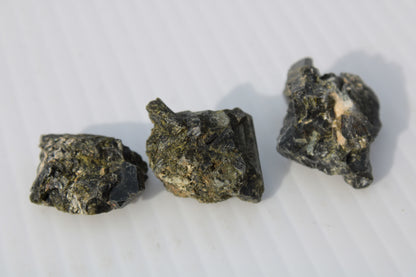 Epidote 3 clusters 136.9ct 27.3g Rocks and Things