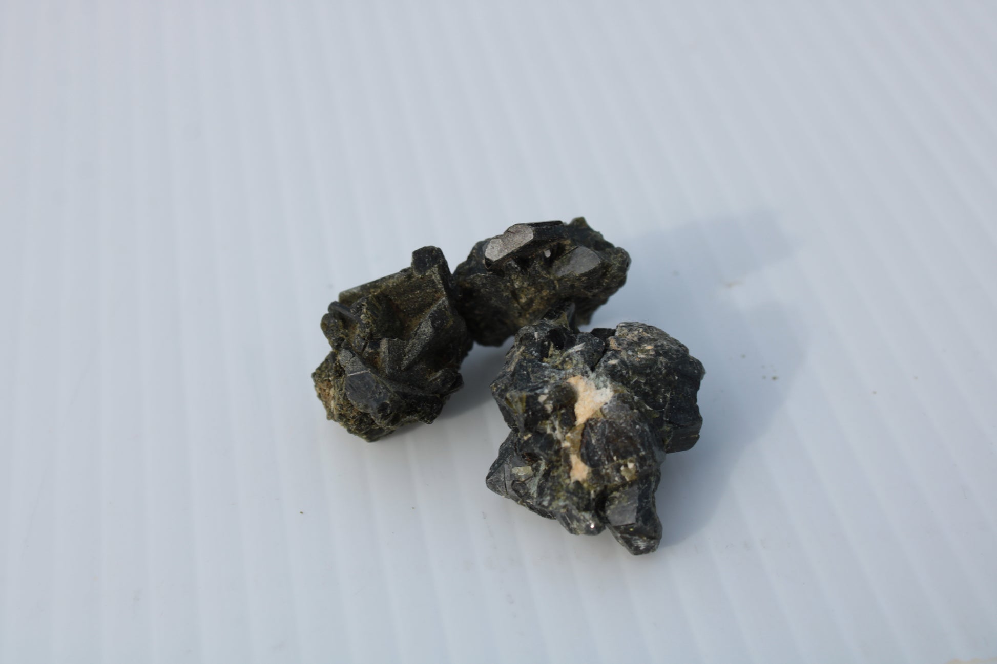 Epidote 3 clusters 136.9ct 27.3g Rocks and Things