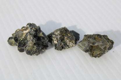 Epidote 3 clusters 136.9ct 27.3g Rocks and Things