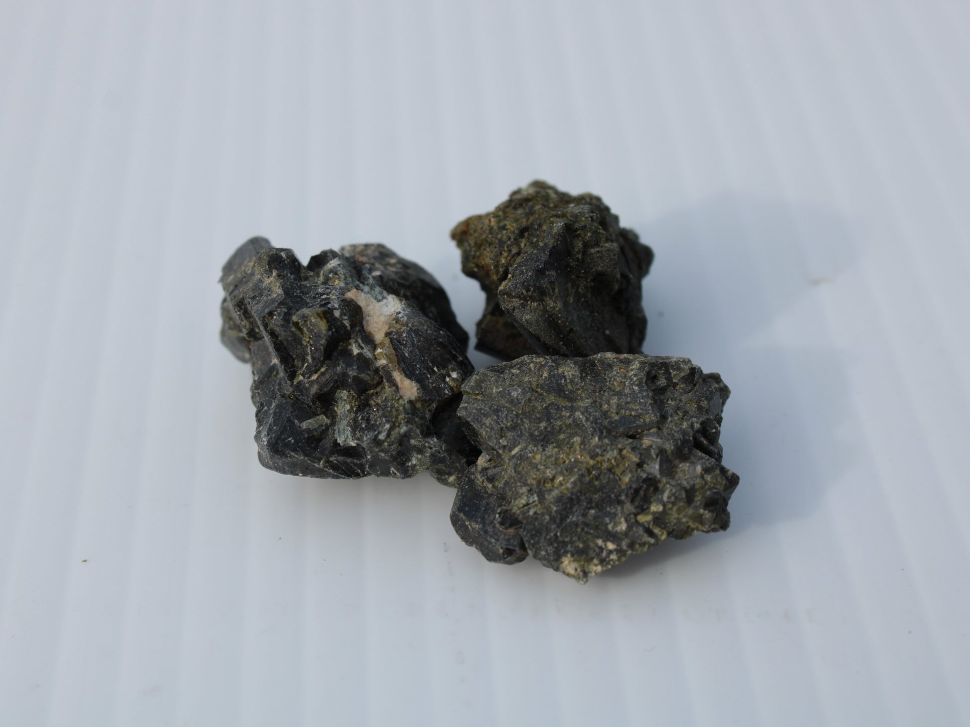 Epidote 3 clusters 136.9ct 27.3g Rocks and Things