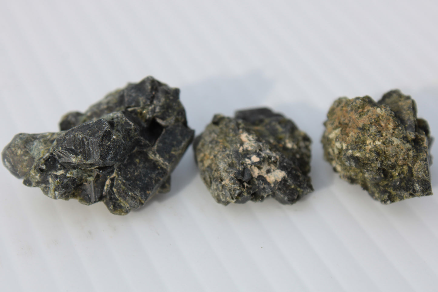 Epidote 3 clusters 136.9ct 27.3g Rocks and Things