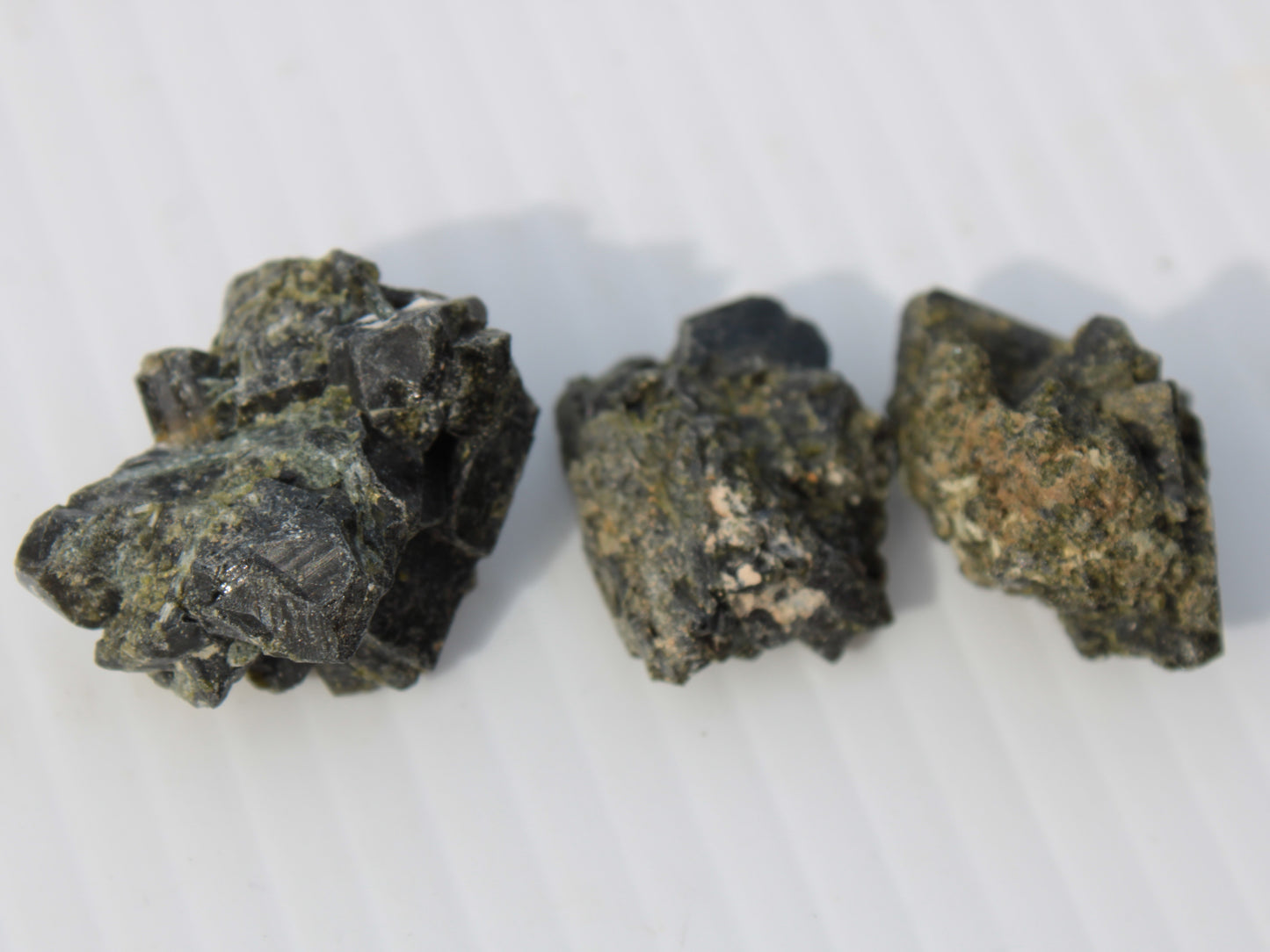 Epidote 3 clusters 136.9ct 27.3g Rocks and Things