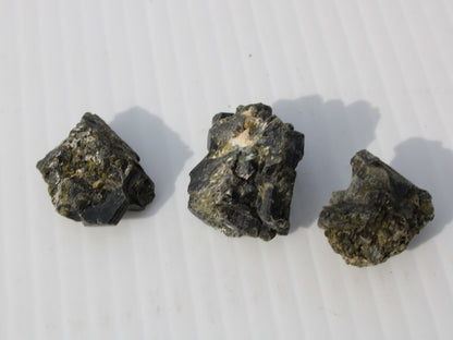 Epidote 3 clusters 136.9ct 27.3g Rocks and Things