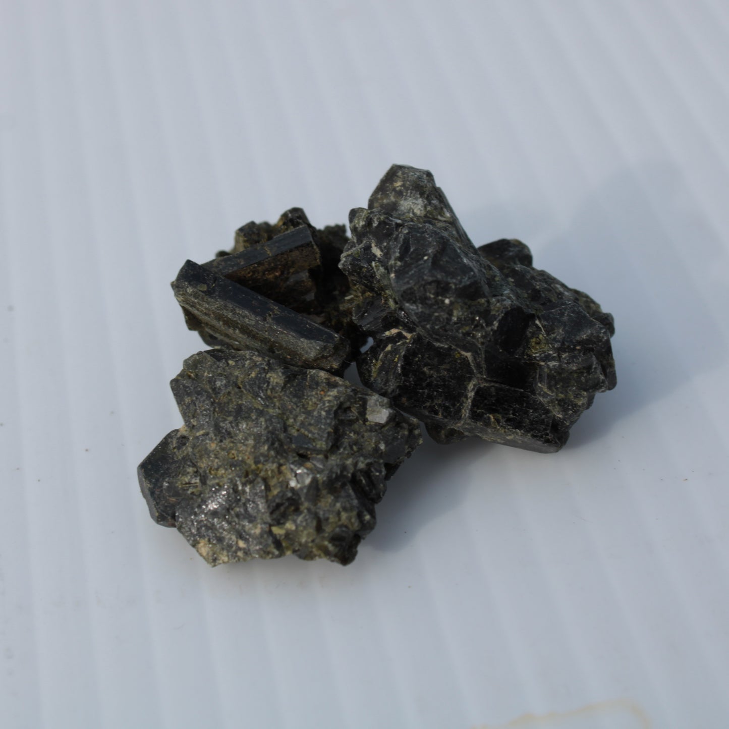 Epidote 3 clusters 136.9ct 27.3g Rocks and Things