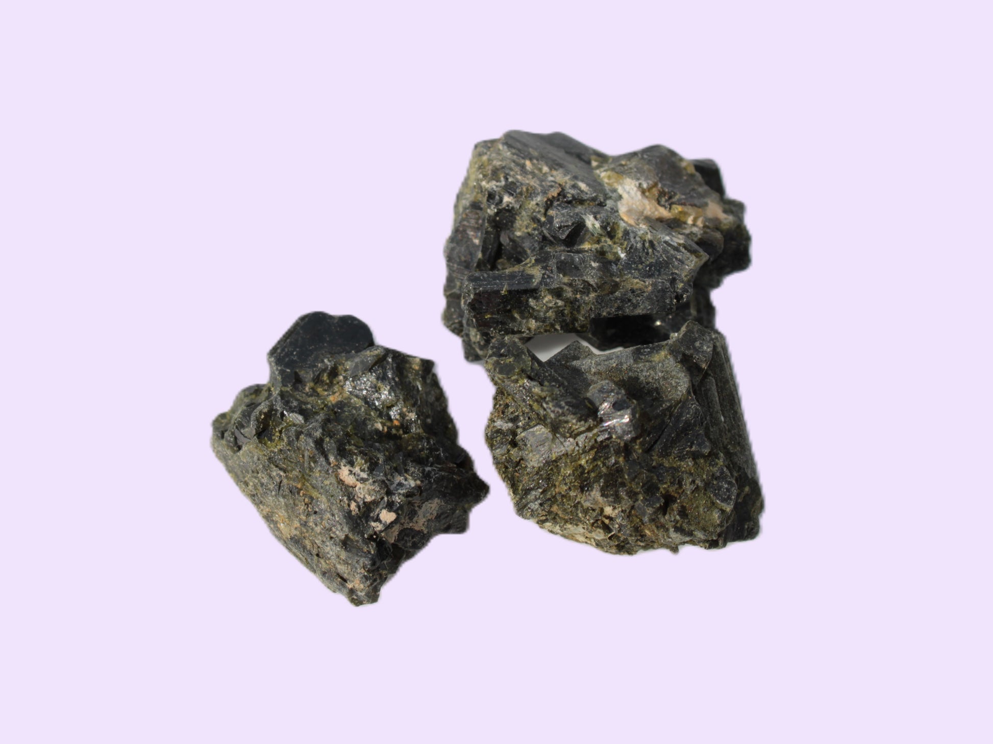 Epidote 3 clusters 136.9ct 27.3g Rocks and Things