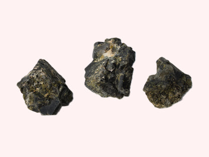 Epidote 3 clusters 136.9ct 27.3g Rocks and Things