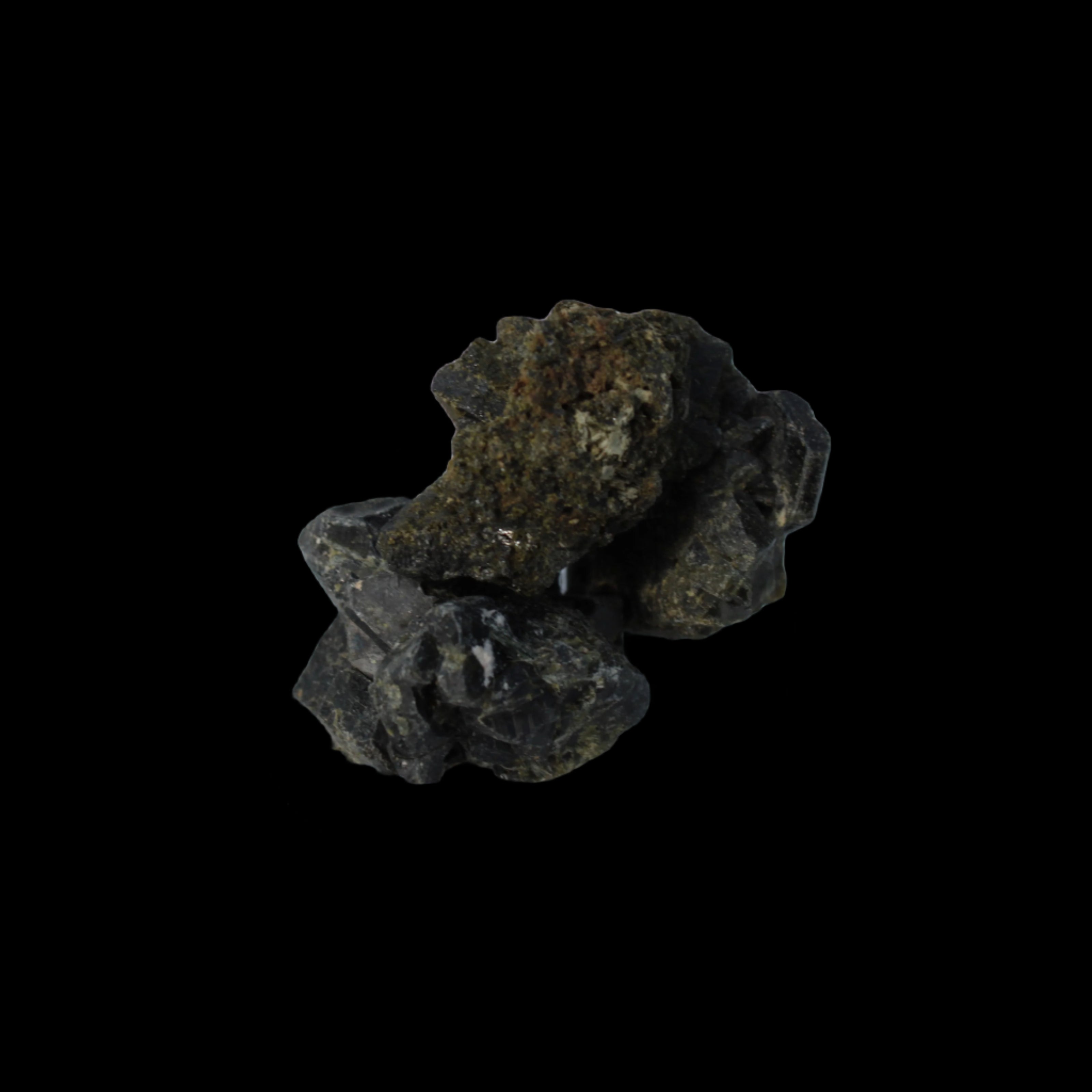 Epidote 3 clusters 136.9ct 27.3g in sunlight - Rocks and Things Store