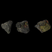 Epidote 3 clusters 113.3ct 22.5g in sunlight - Rocks and Things Store