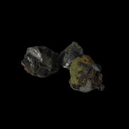 Epidote 3 clusters 113.3ct 22.5g in sunlight - Rocks and Things Store