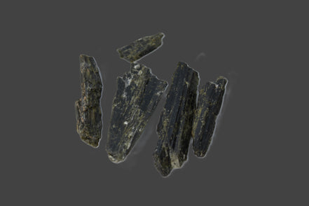 Epidote 5 crystals 38ct 7.7g Rocks and Things