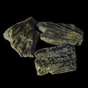 Epidote 3 crystals 36-39ct 7-8g in sunshine - Rocks and Things Store