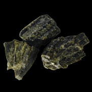 Epidote 3 crystals 36-39ct 7-8g in sunshine - Rocks and Things Store