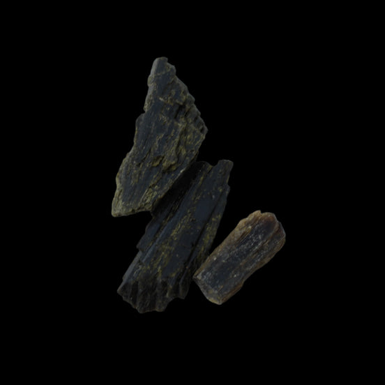 Epidote 3 crystals 44.9ct 9g Rocks and Things