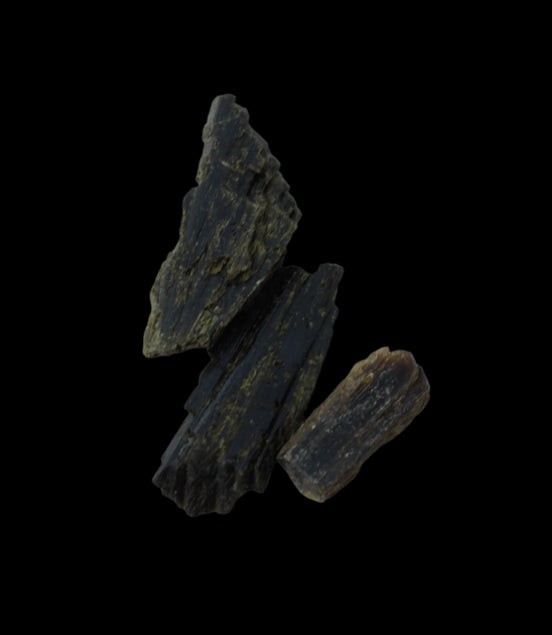 Epidote 3 crystals 44.9ct 9g Rocks and Things