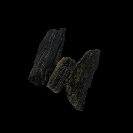 Epidote 3 crystals 44.9ct 9g in sunshine  - Rocks and Things Store