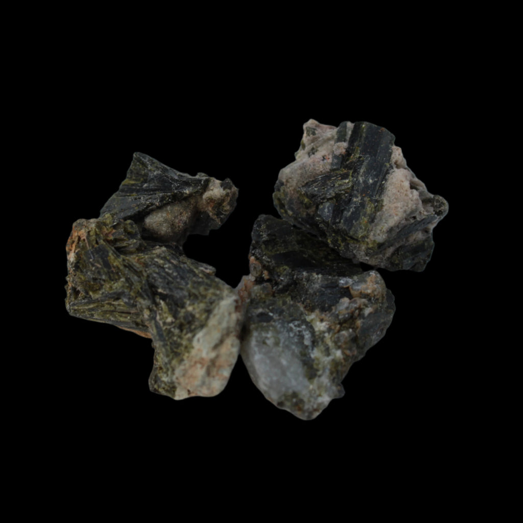 Epidote 4 clusters 75ct 15g in sunshine - Rocks and Things Store
