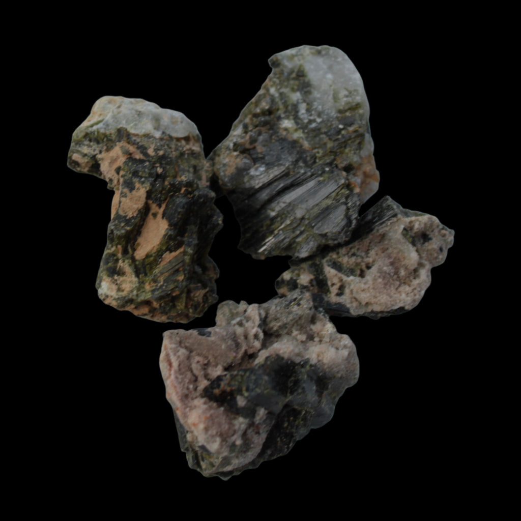 Epidote 4 clusters 75ct 15g in sunshine - Rocks and Things Store