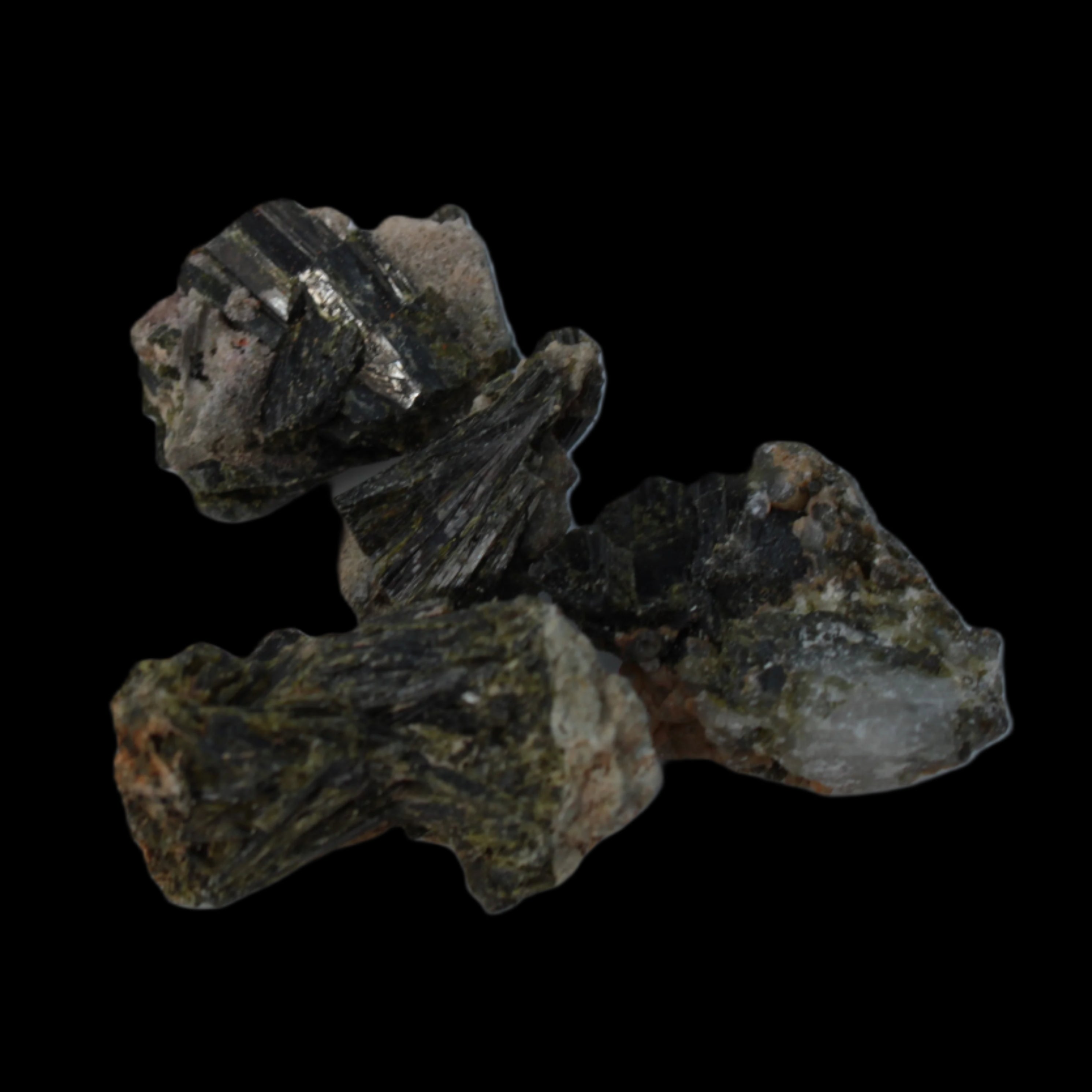 Epidote 4 clusters 75ct 15g in sunshine - Rocks and Things Store