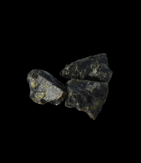 Epidote 3 clusters 81-82ct 16g in sunlight - Rocks and Things Store