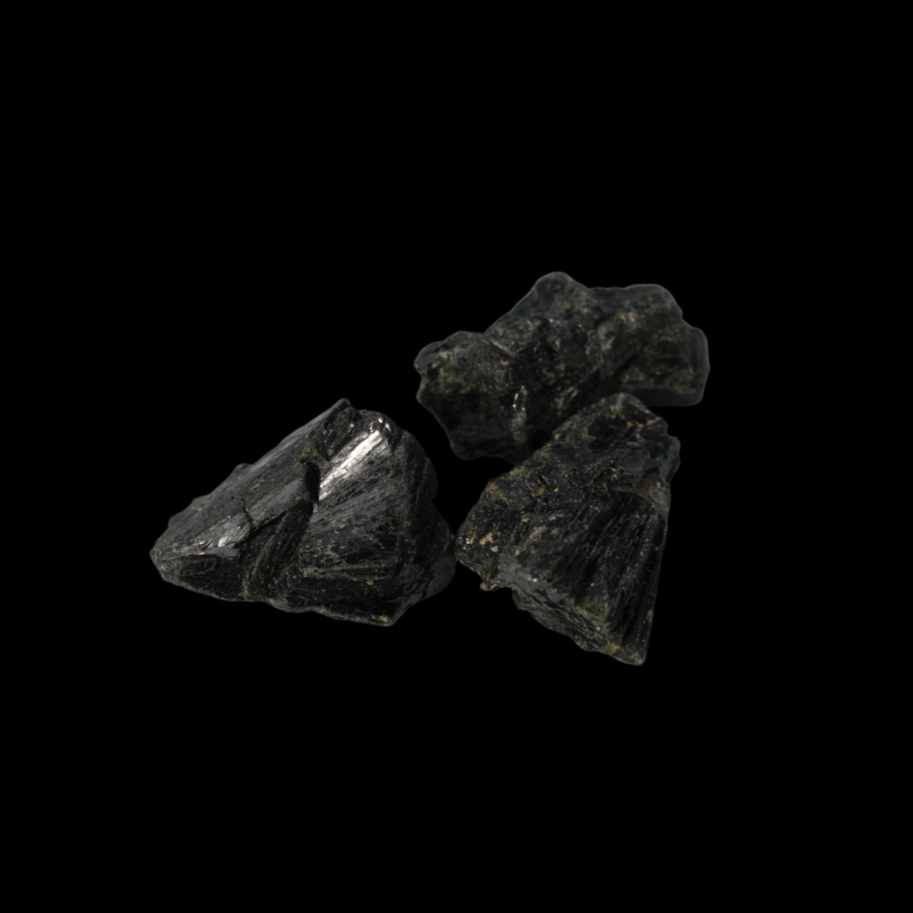 Epidote 3 clusters 81-82ct 16g in sunlight - Rocks and Things Store