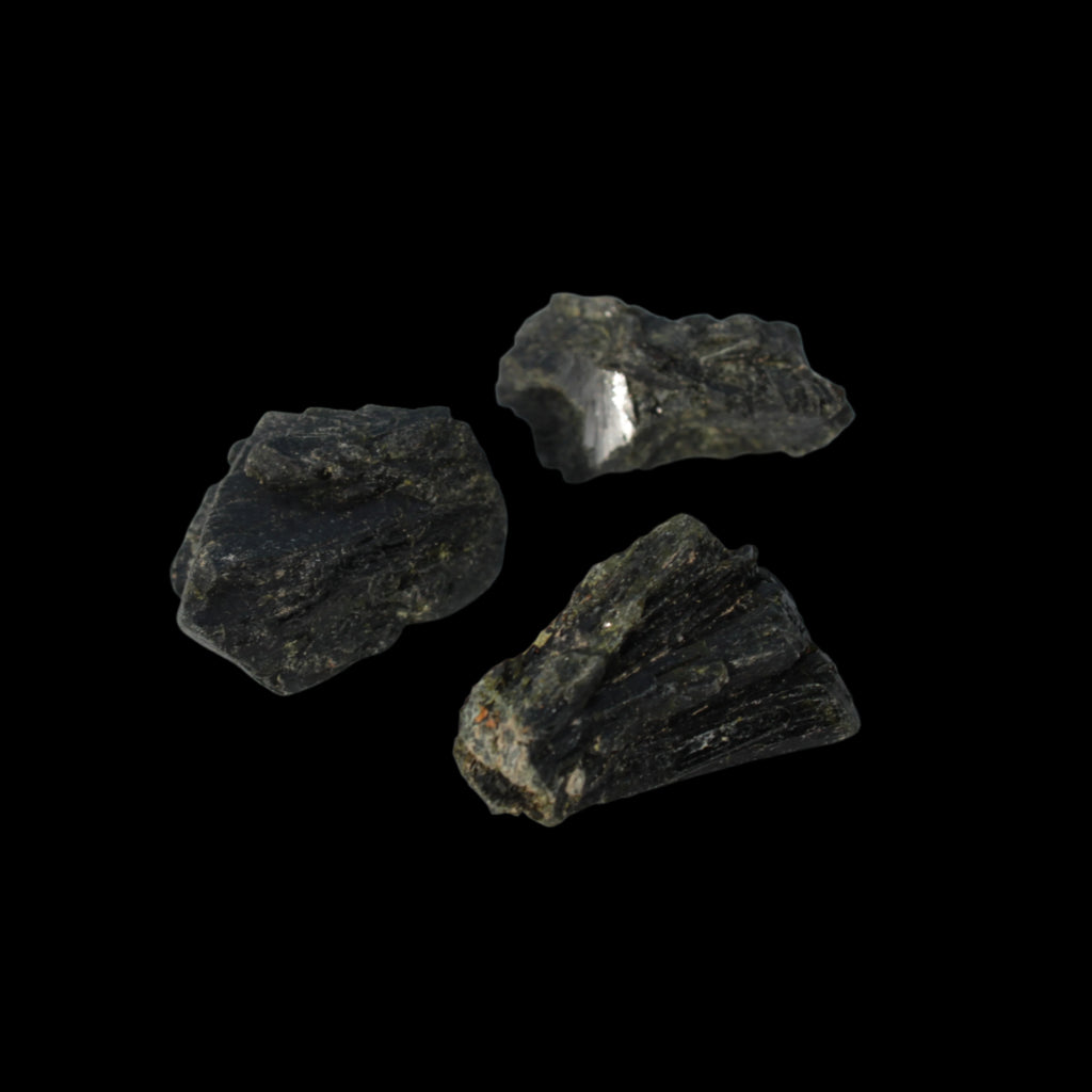 Epidote 3 clusters 81-82ct 16g in sunlight - Rocks and Things Store