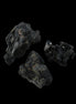 Epidote 3 clusters 58ct 11.6g in dull sunlight - Rocks and Things Store