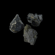 Epidote 3 clusters 69ct 13.8g in dull sunlight - Rocks and Things Store