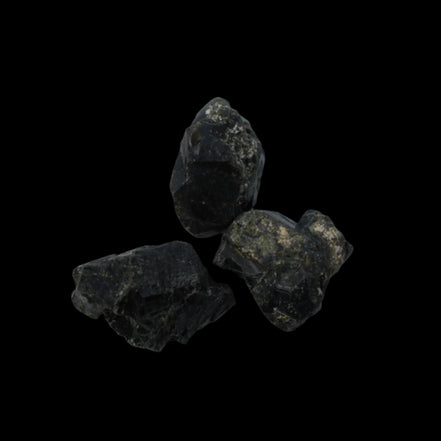 Epidote 3 clusters 69ct 13.8g in dull sunlight - Rocks and Things Store