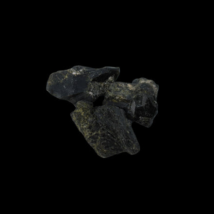 Epidote 3 clusters 69ct 13.8g in dull sunlight - Rocks and Things Store