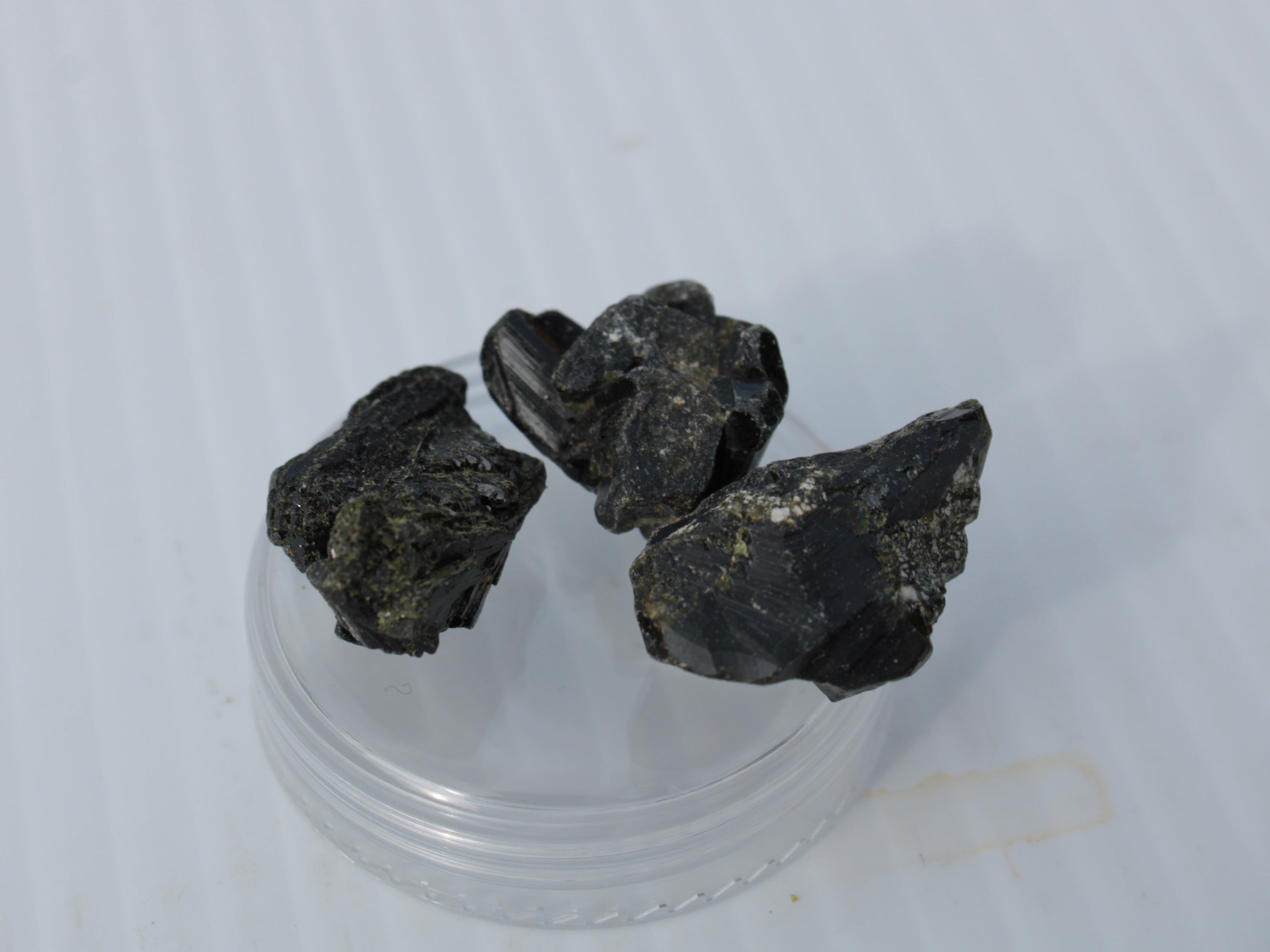 Epidote 3 clusters 69ct 13.8g Rocks and Things