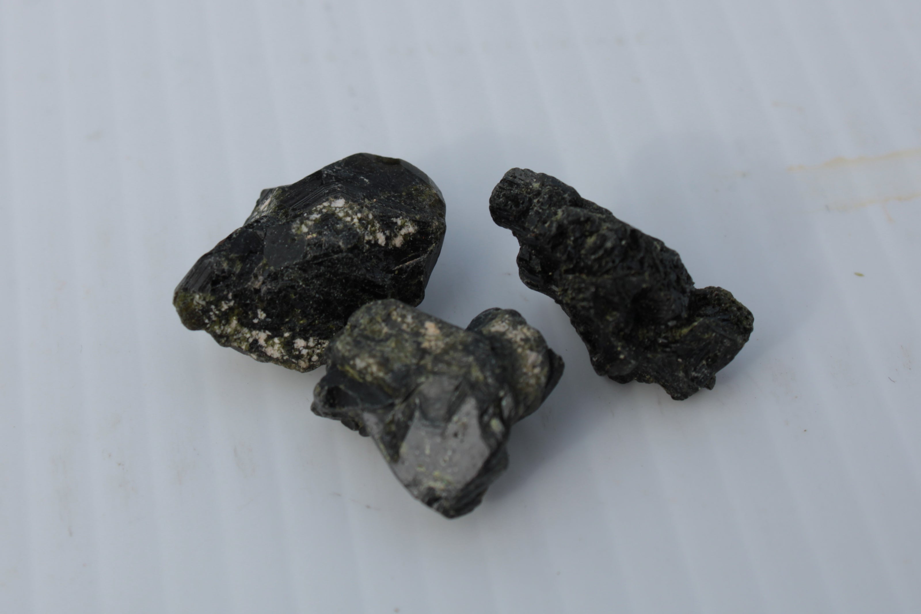 Epidote 3 clusters 69ct 13.8g Rocks and Things