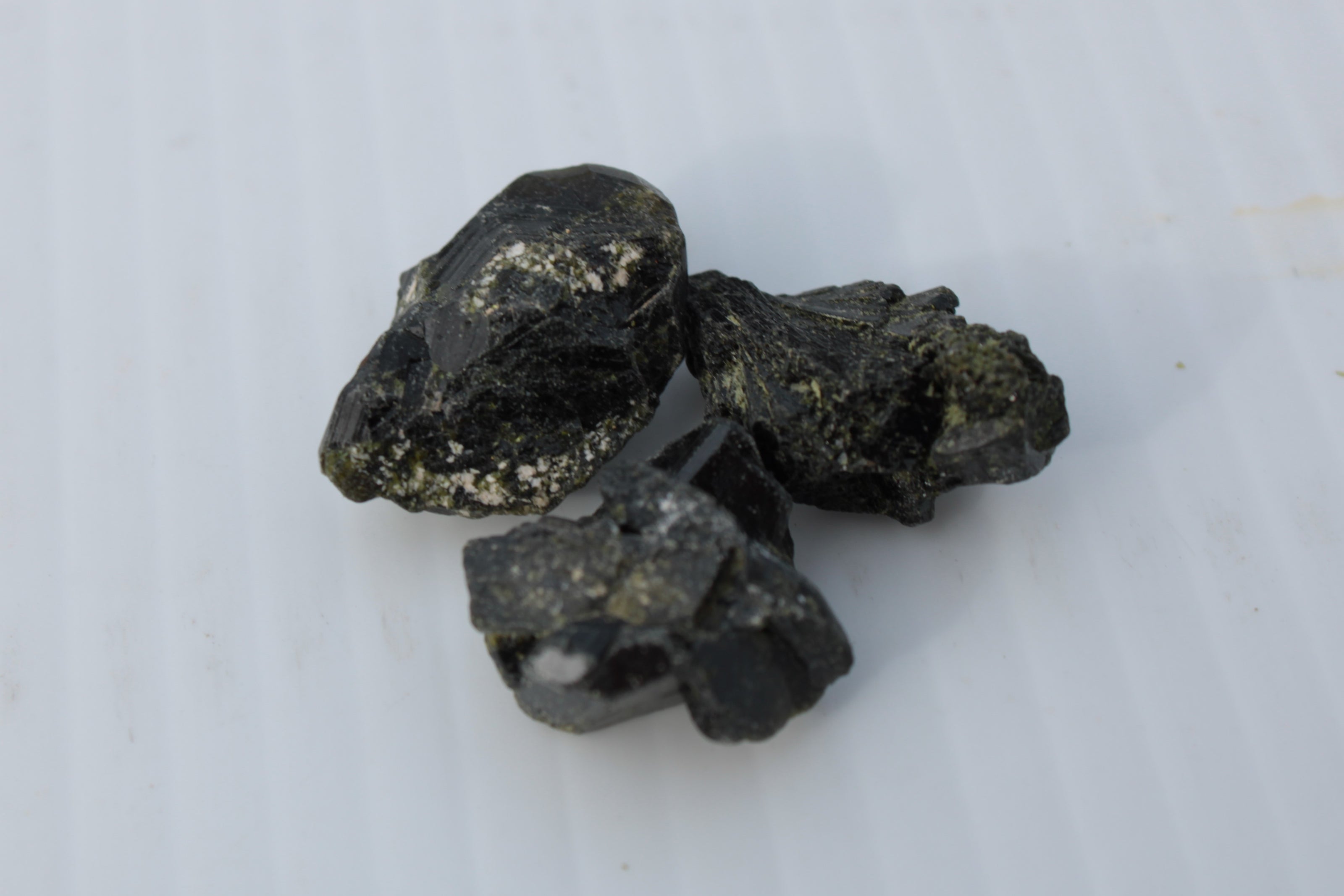 Epidote 3 clusters 69ct 13.8g Rocks and Things