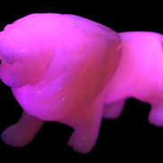 Mangano Calcite hand-carved lion 1189g Rocks and Things