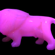 Mangano Calcite hand-carved lion 1189g Rocks and Things