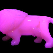 Mangano Calcite hand-carved lion 1189g Rocks and Things