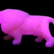 Mangano Calcite hand-carved lion 1189g Rocks and Things