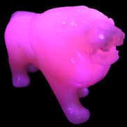 Mangano Calcite hand-carved lion 1189g Rocks and Things