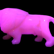 Mangano Calcite hand-carved lion 1189g Rocks and Things