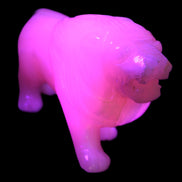 Mangano Calcite hand-carved lion 1189g Rocks and Things