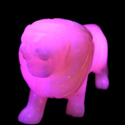 Mangano Calcite hand-carved lion 1189g Rocks and Things