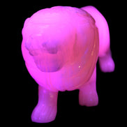 Mangano Calcite hand-carved lion 1189g Rocks and Things