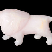 Mangano Calcite hand-carved lion 1189g Rocks and Things