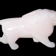 Mangano Calcite hand-carved lion 1189g Rocks and Things