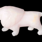 Mangano Calcite hand-carved lion 1189g Rocks and Things