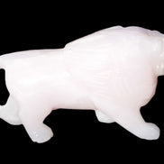 Mangano Calcite hand-carved lion 1189g Rocks and Things