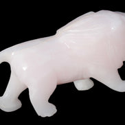 Mangano Calcite hand-carved lion 1189g Rocks and Things