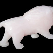 Mangano Calcite hand-carved lion 1189g Rocks and Things