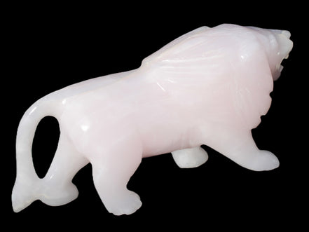 Mangano Calcite hand-carved lion 1189g Rocks and Things