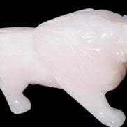 Mangano Calcite hand-carved lion 1189g Rocks and Things