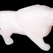 Mangano Calcite hand-carved lion 1189g Rocks and Things